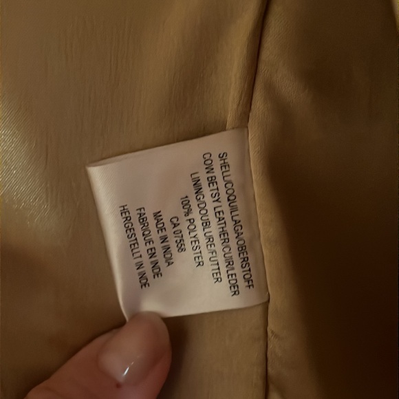 Women’s leather blazer - Picture 3 of 4